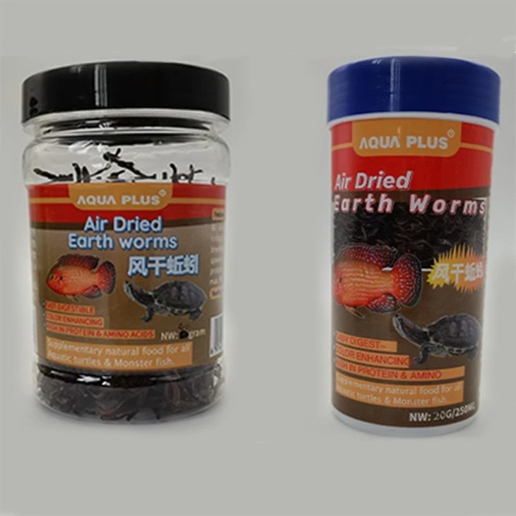 Air Dried Earthworms food
